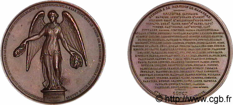 LOUIS-PHILIPPE Ier Médaille BR 51, défense de Mazagran SUP