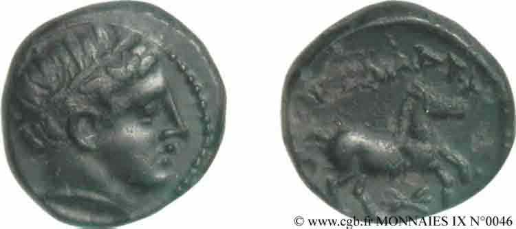 MACÉDOINE - ROYAUME DE MACÉDOINE - ALEXANDRE III LE GRAND Bronze Æ 16 ou demi-unité TTB+