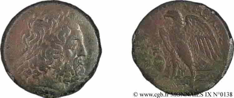 EGITTO - REGNO D EGITTO - TOLOMEO II PHILADELPHOS Bronze Æ 28 ou dichalque XF