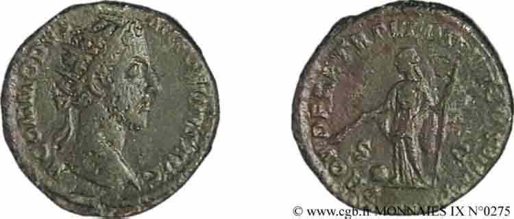 COMMODUS Dupondius, (MB, Æ 25) XF