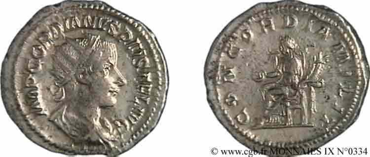GORDIANO III Antoninien de poids lourd EBC