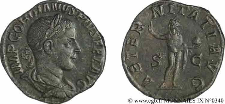 GORDIANO III Sesterce, (GB, Æ 30) EBC