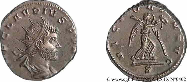 CLAUDIUS II GOTHICUS Antoninien de poids lourd AU