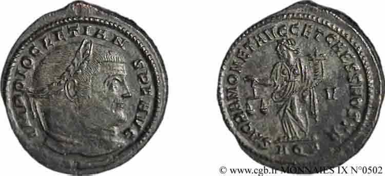 DIOCLEZIANO Follis ou nummus AU