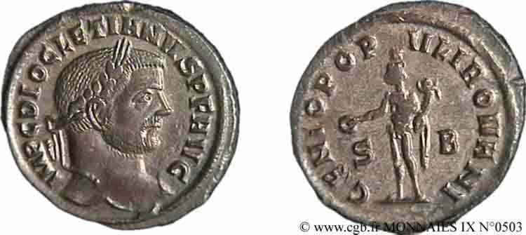 DIOCLEZIANO Follis ou nummus MS/SPL