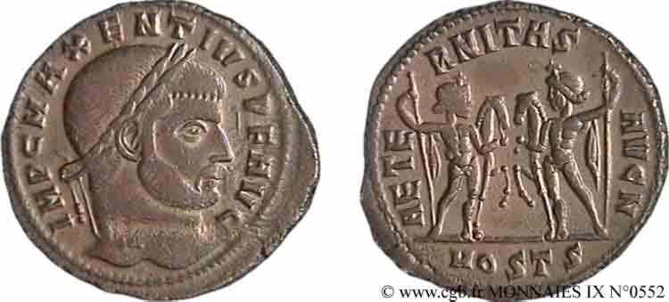 MAXENTIUS Follis ou nummus AU