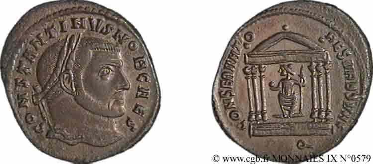 CONSTANTINO I EL MAGNO Follis ou nummus EBC