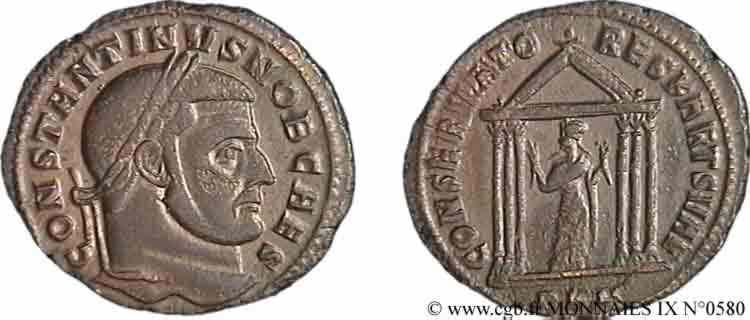 COSTANTINO I IL GRANDE Follis ou nummus SPL