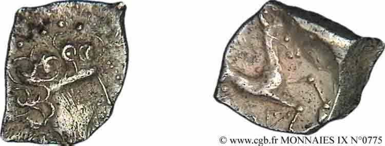 GALLIA - SOUTH WESTERN GAUL - SOTIATES (Area of Sos) Drachme au cheval, Courantillos XF