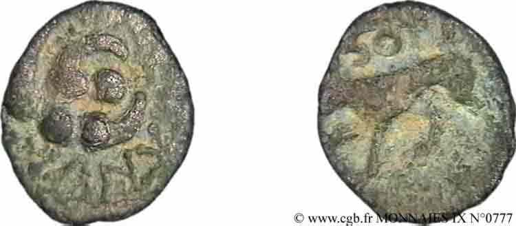 GALLIA - SUODESTE DE LA GALLIA - SOTIATES (Región de Sos) Bronze au loup, faux d époque BC+