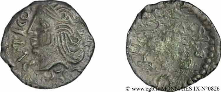 VÉLIOCASSES (Région du Vexin normand) Bronze SVTICOS au lion TTB+/TTB