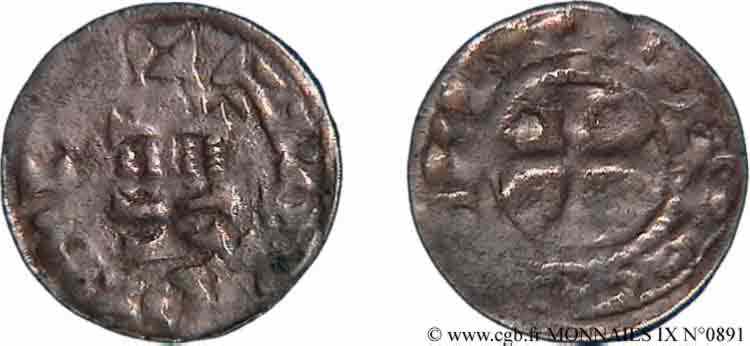 ROBERT II LE PIEUX Obole c. 920-950 Quentovic TB+