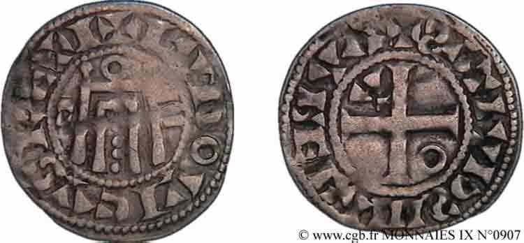 LUIGI VI  THE FAT  Denier c. 1110-1130 Orléans AU