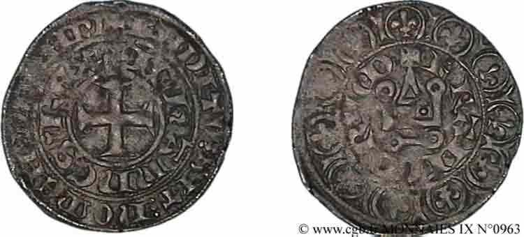 JOHN II  THE GOOD  Maille blanche n.d.  VF