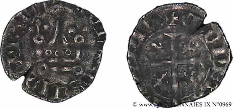 JUAN II  THE GOOD  Double tournois, 5e type 23/11/1356  BC+