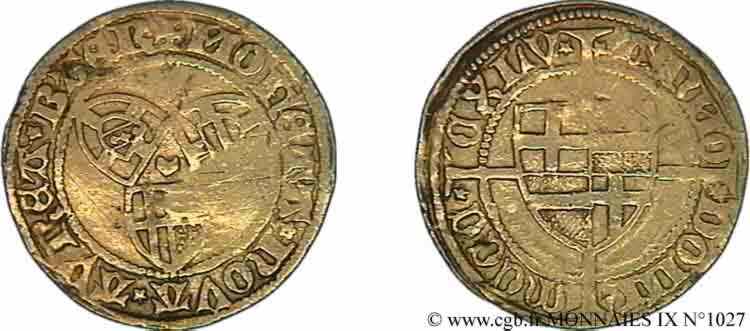 NETHERLANDS - BARONY OF BAAR - WALERAND DE MOEERS Florin 1445  VF