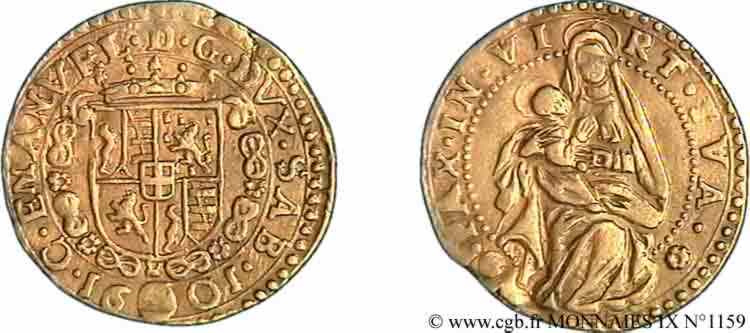 SAVOYEN - HERZOGTUM SAVOYEN - KARL EMANUEL I. Ducat 1601 Turin SS