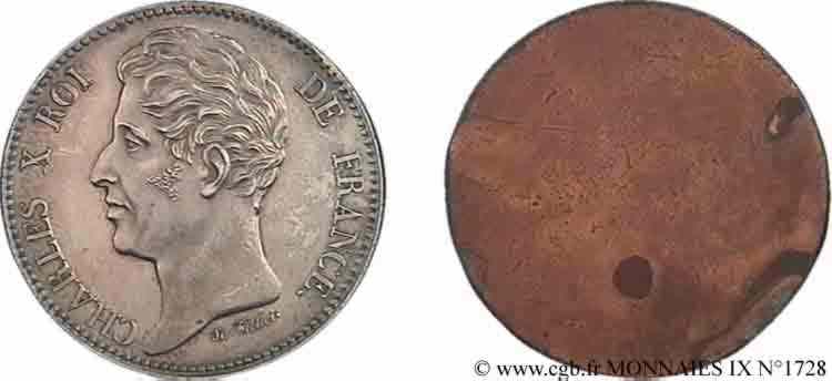 Essai uniface d avers de 5 francs de Tiolier en bronze argenté n.d.  F.2572/ FDC 