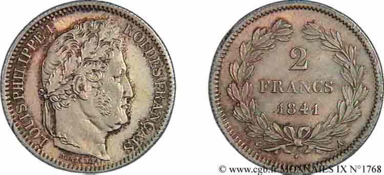2 francs Louis-Philippe 1841 Paris F.260/82 SPL 