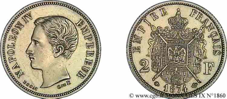Essai 2 francs 1874 Bruxelles F.3761/ MS 