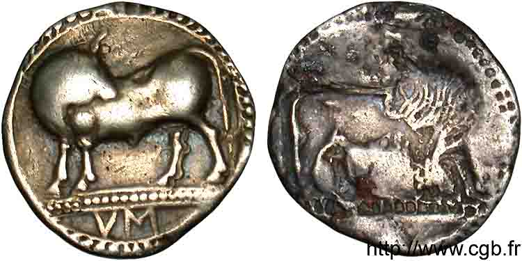LUCANIA - SYBARIS Tiers de nomos ou de statère ou drachme VF
