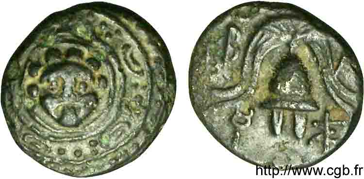 MACEDONIA - KINGDOM OF MACEDONIA - PHILIP III ARRHIDAEUS Demi-unité de bronze, (PB, Æ 17) XF
