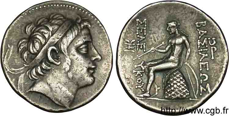 SYRIA - SELEUKID KINGDOM - SELEUKOS III CERAUNUS Tétradrachme AU
