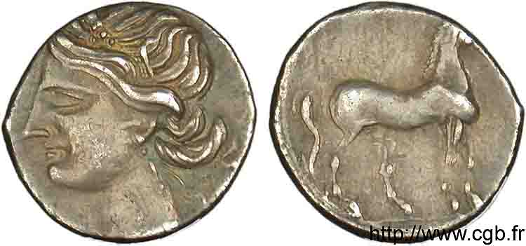 ZEUGITANA - CARTHAGE Quart de shekel AU