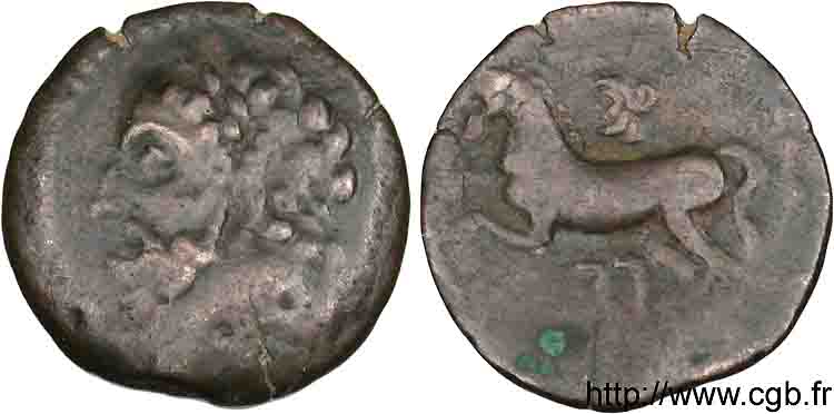 ROYAUME DE MAURÉTANIE - ADHERBAL Bronze AE26 VF