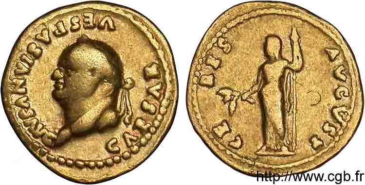 VESPASIAN Aureus VF