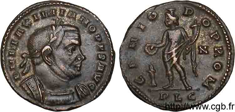 MAXIMIANUS HERCULIUS Follis ou nummus AU