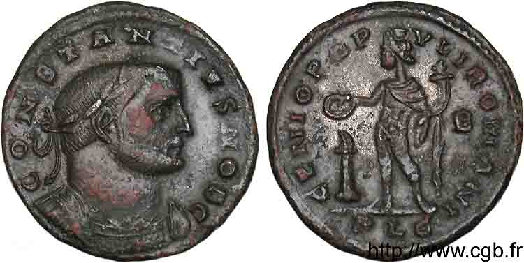 CONSTANTIUS I Follis ou nummus AU