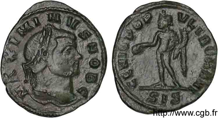 MAXIMINUS II DAIA Quart de follis ou quart de nummus AU