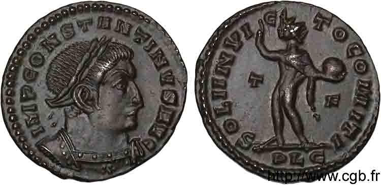 COSTANTINO I IL GRANDE Follis ou nummus MS