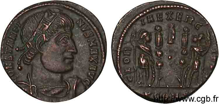 CONSTANTIN Ier LE GRAND Centenionalis ou nummus SUP