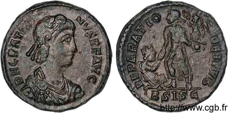 GRATIAN Maiorina pecunia, (Æ 2) AU