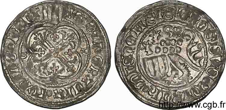 GERMANY - DUCHY OF SAXONY, MARGRAVATE OF OSTERLAND... - FREDERICK I THE BITTEN Gros c. 1274-1320 Meissen (Misnie) AU