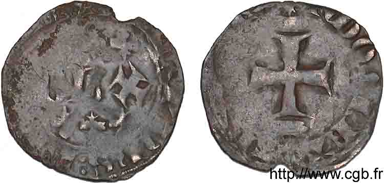DUCHY OF BRITTANY - JEAN IV OF MONTFORT Double tournois q.BB