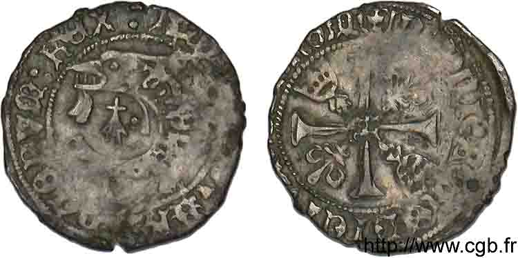 CHARLES VIII Liard au dauphin de Bretagne n.d. Rennes BC
