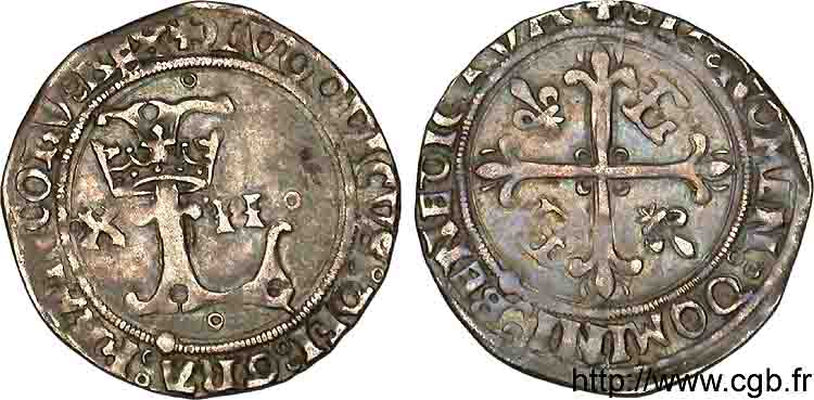LOUIS XII, FATHER OF THE PEOPLE Dizain ludovicus 3/02/1512 Rouen XF