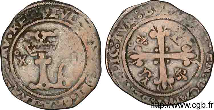 LOUIS XII  Dizain ludovicus 3/02/1512 Bourges q.BB