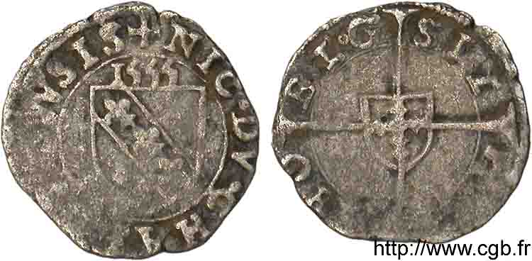 SEIGNIORY OF VAUVILLERS - NICOLAS II DU CHATELET Double XF