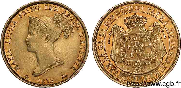 40 lires or 1815 Milan VG.2385  BB 