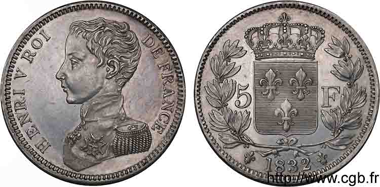 5 francs 1832  VG.2692  AU 
