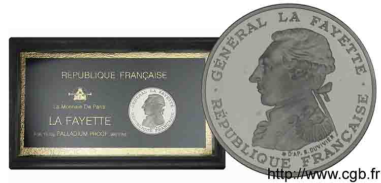 100 francs Palladium La Fayette 1987 Paris F.1603 4 MS 
