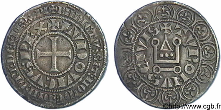 LUDWIG IX  SAINT LOUIS  Gros tournois après 1266  SS