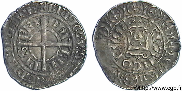 FILIPPO VI OF VALOIS Gros à la couronne n.d.  BB