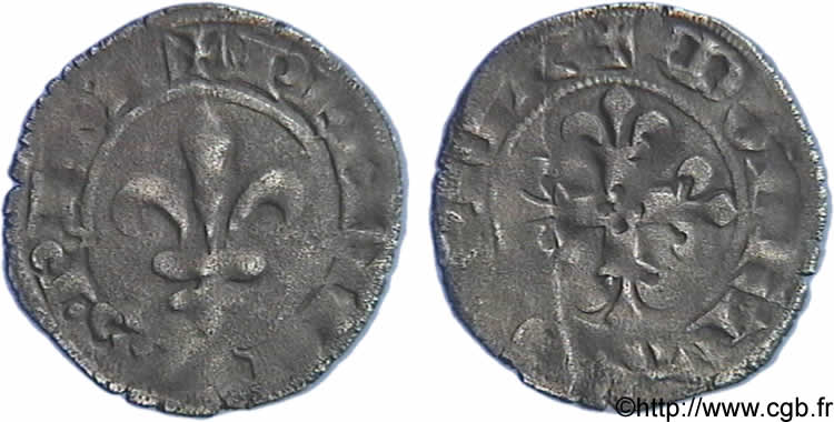 FILIPPO VI OF VALOIS Double parisis, 2e type n.d.  BB