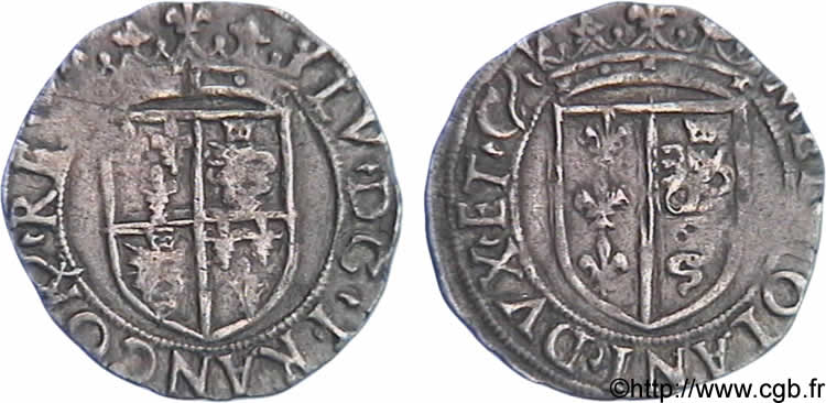 ITALIE - DUCHÉ DE MILAN - LOUIS XII Soldino c. 1500-1512 Milan TTB