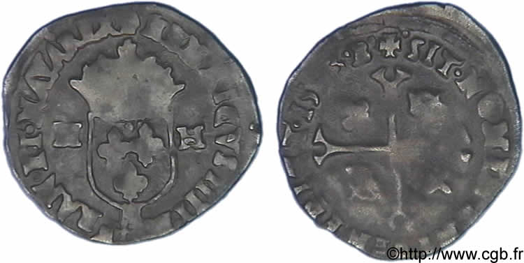 HENRY IV Douzain aux deux H, 2e type 1593 Montpellier BC